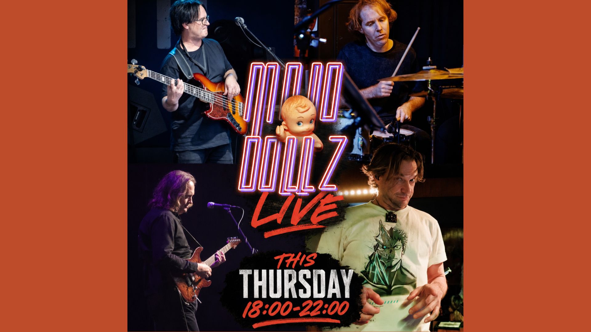 Mojo Dollz live at Beach Hotel, Thursday 6pm–10pm