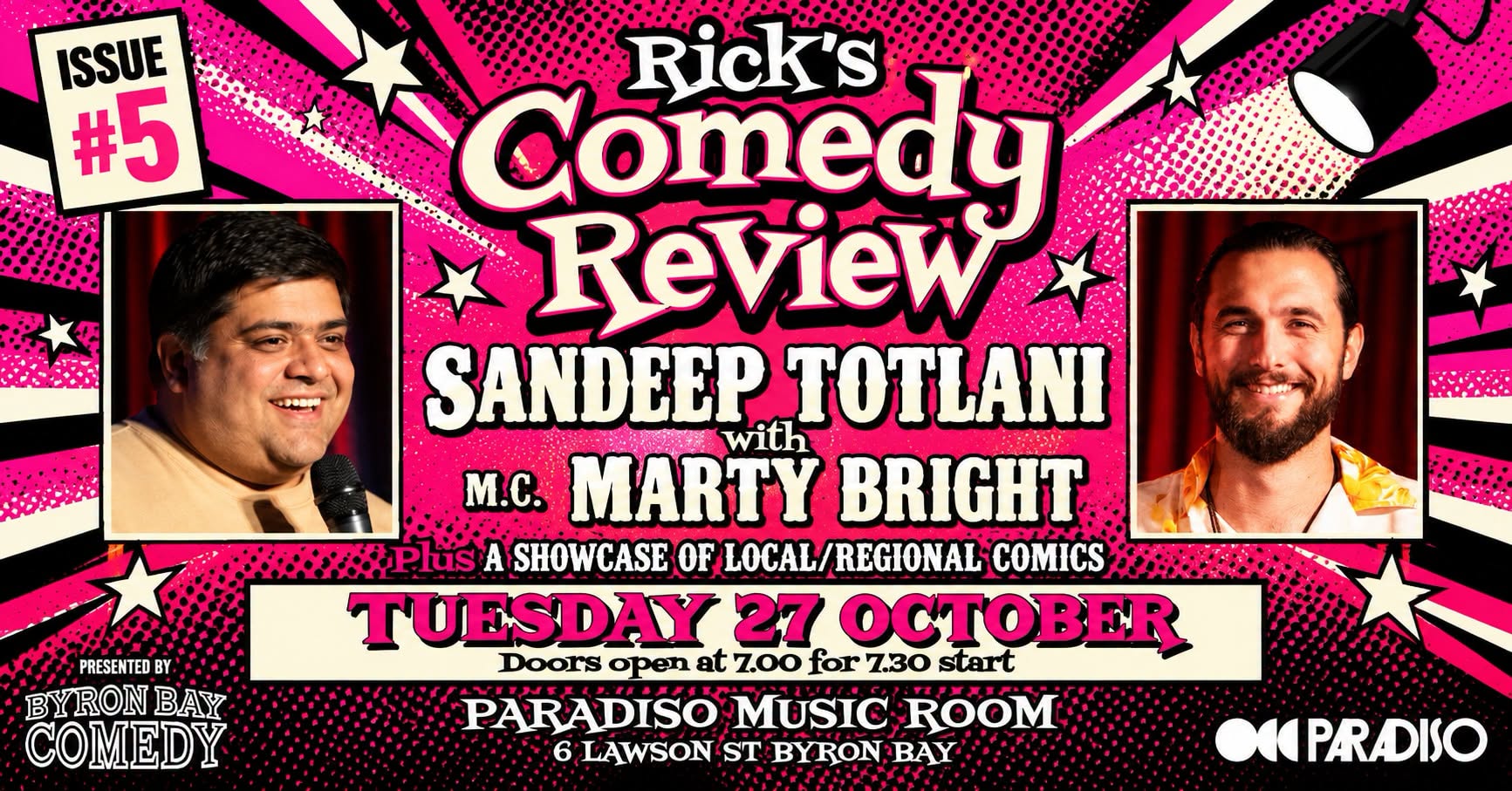 Rick’s Comedy Review at Paradiso Music Room
