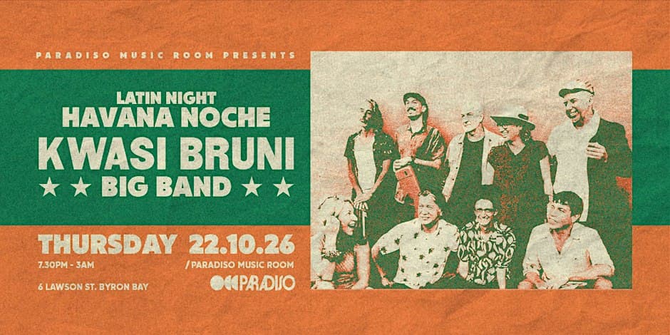 Paradiso Presents Havana Noche with Kwasi Bruni Big Band